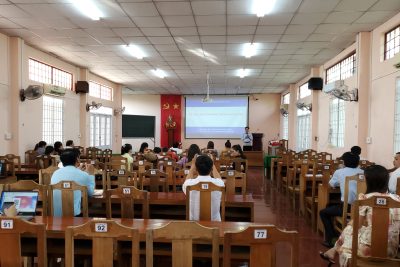 Lớp Tập huấn trang thông tin điện tử trường học năm 2024