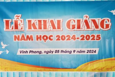 Không khí chuẩn bị cho lễ khai giảng năm học 2024-2025