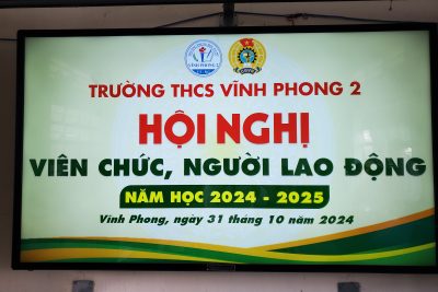 Ảnh Hội nghị VC, NLĐ năm học 2024-2025