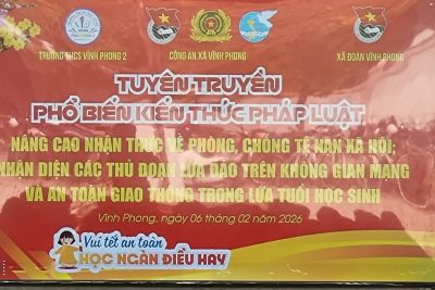 TUYÊN TRUYỀN PHÁP LUẬT VỀ THỰC HIỆN AN TOÀN GIAO THÔNG VÀ PHÒNG CHỐNG CÁC TỆ NẠN XÃ HỘI