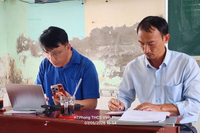 Họp HĐSP tháng 5 năm học 2025-2026