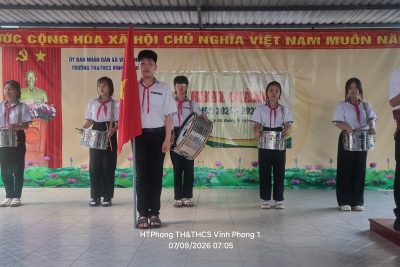 Sinh hoạt dưới cờ tuần 1 năm học 2026-2027