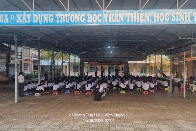 Sinh hoạt dưới cờ tuần 2 năm học 2026-2027