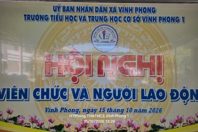 Hội nghị viên chức và người lao động năm học 2026-2027
