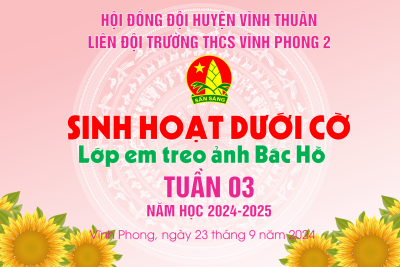 THỰC HIỆN HIỆU QUẢ PHONG TRÀO “ LỚP EM TREO ẢNH BÁC HỒ”